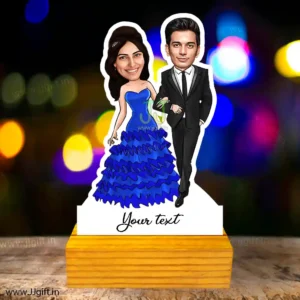 Show stopper couple caricature