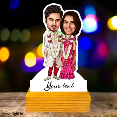 Wedding couple caricature 5