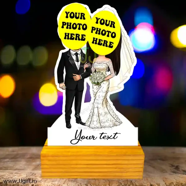 Personalized Wedding couple caricature