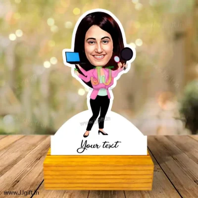 Women hustler caricature