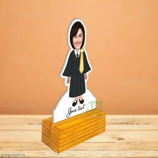 caricature for women lawyer