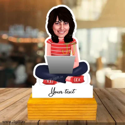 Software engineer caricature, coder caricature