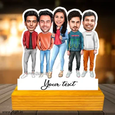 group friend caricature