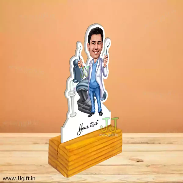 caricature dentist gift