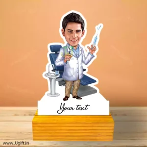 dental doctor caricature gift