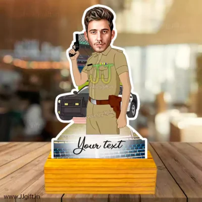 Caricature gift for police