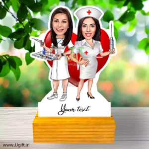 Nurse friend caricature gift