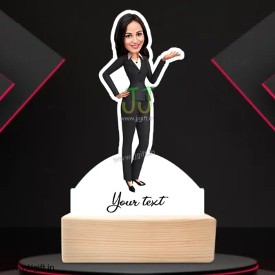 Caricature gift for business women