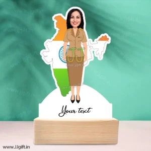 Caricature gift for female cop
