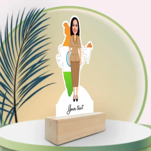 Caricature gift for female cop - Image 2