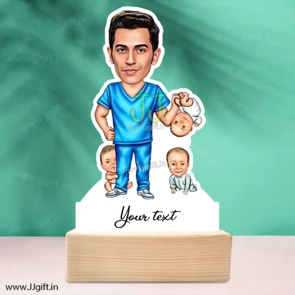 Caricature gift for Pediatrician