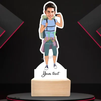 Caricature gift for traveller