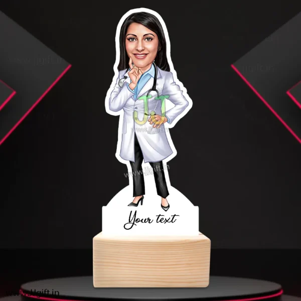 Cute doctor caricature