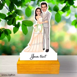 Engagement caricature gift