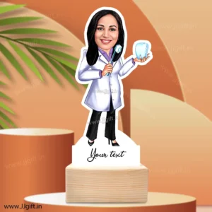 Personalized gift for dentist caricature