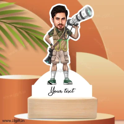 Photographer caricature gift