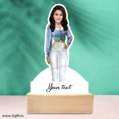 Stylish girl caricature 5