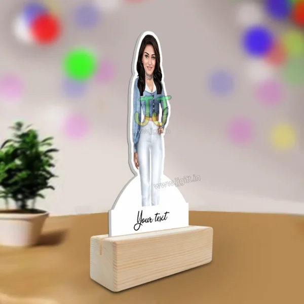 Stylish girl caricature 5 - Image 2