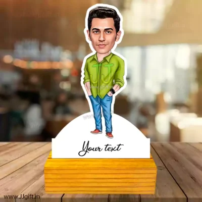 Stylish guy caricature