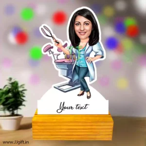 Caricature gift for dental clinic opening
