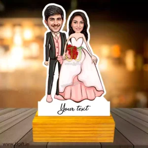 caricature gift for engagement