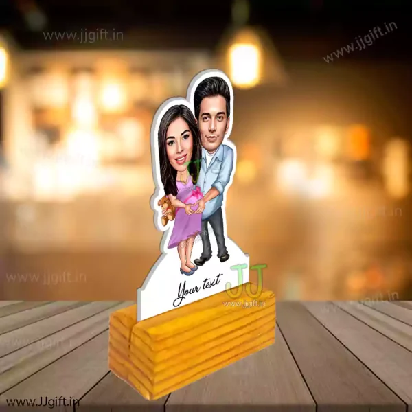 First time mom dad caricature gift - Image 2