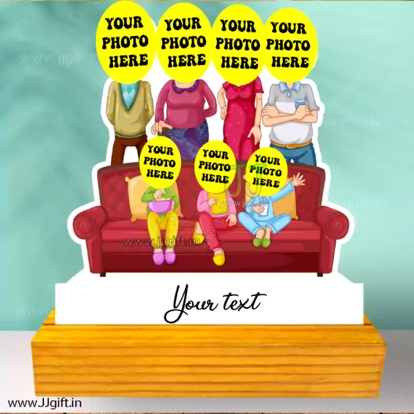 Personalized family caricature