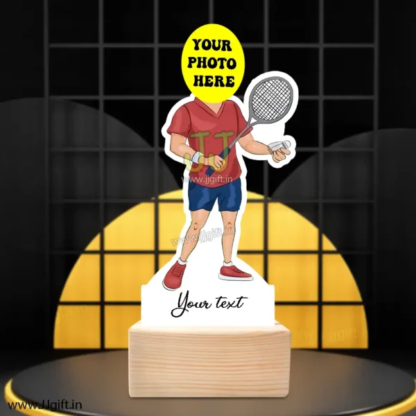 Badminton player caricature - Image 3