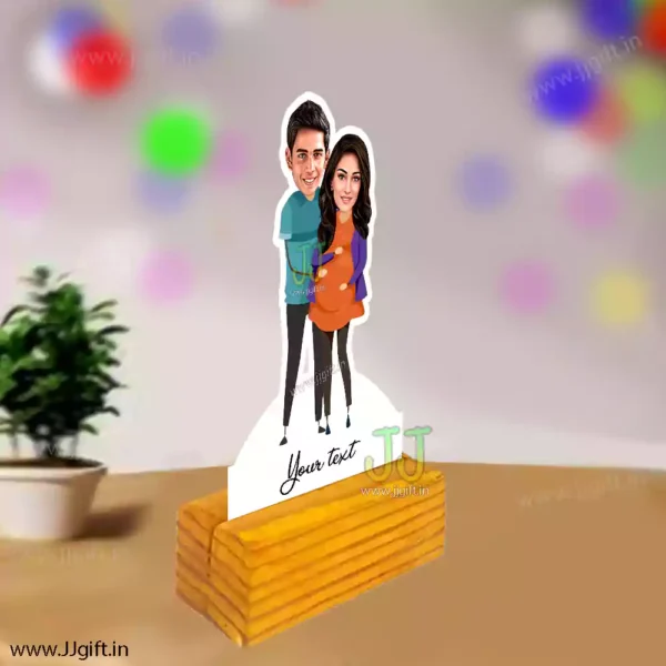 Mom and dad to be caricature gift - Image 2
