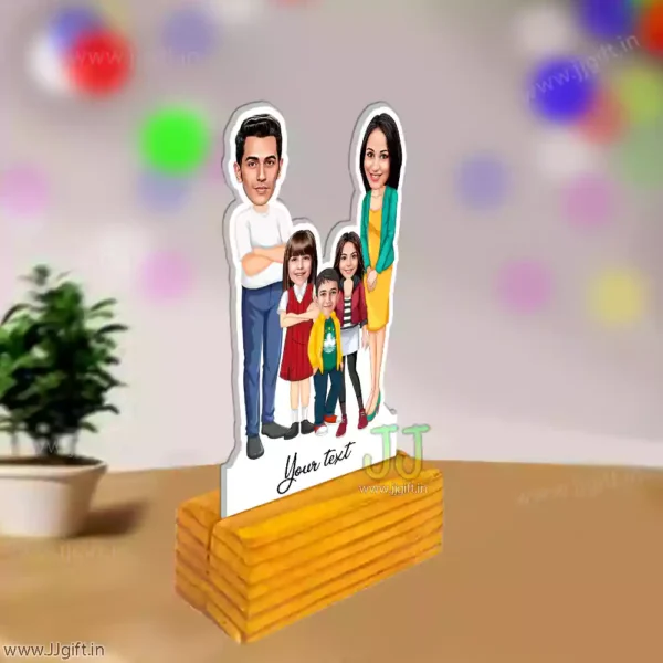 Mom, dad with 1 son and 2 daughter - Image 3