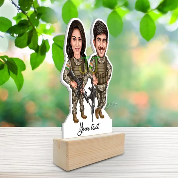 Army friend caricature - Image 2