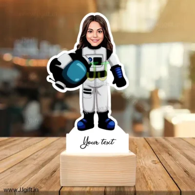 Astronaut caricature gift