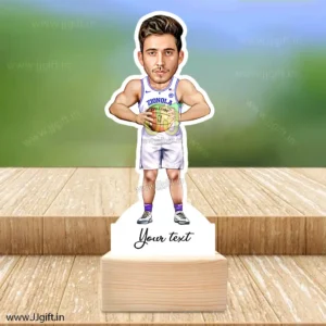 Caricature gift for basketball lover