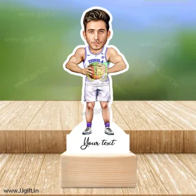 Caricature gift for basketball lover