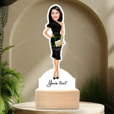 Caricature gift for female boss
