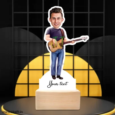 Caricature gift for guitar players