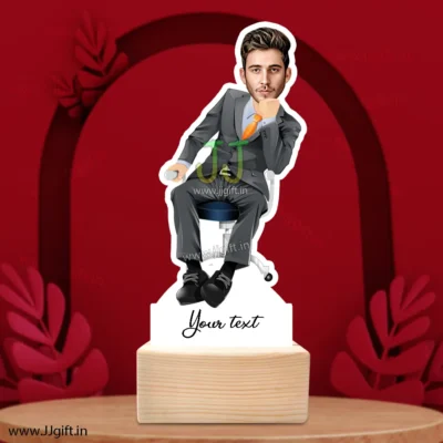 Caricature gift for male boss