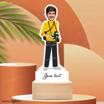 Caricature gift for photographer