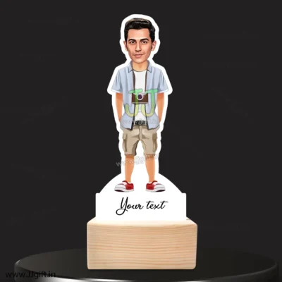 Caricature gifts for camera lover