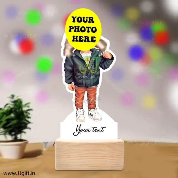 Child in jacket caricature - Image 3