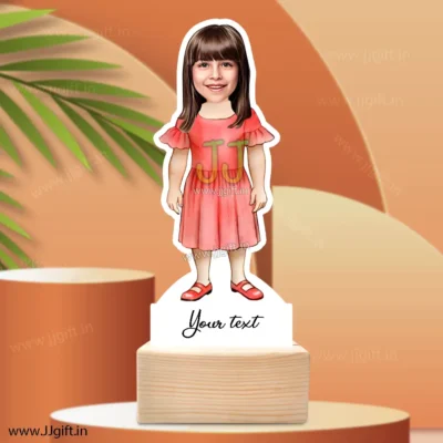 Children in froke caricature