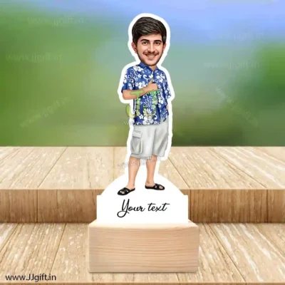 Chill man caricature