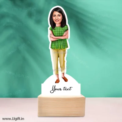 Cute girl caricature 4