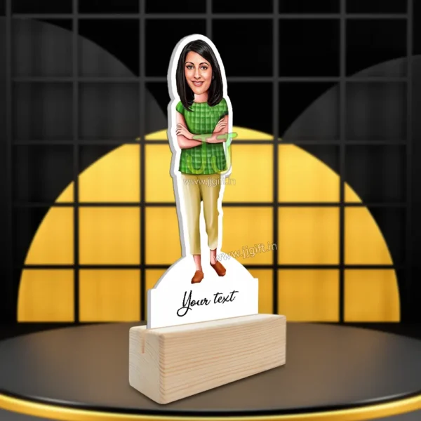 Cute girl caricature 4 - Image 2
