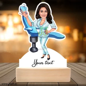 Dental staff caricature