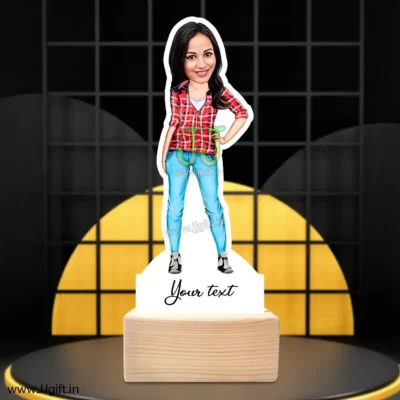 Fashion girl caricature 2