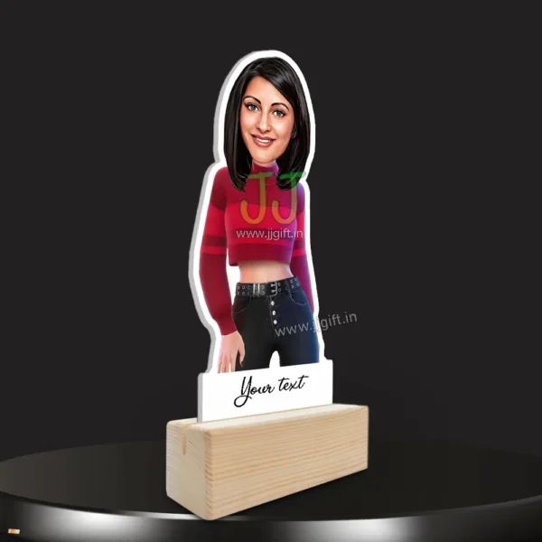 Fashion lover girl caricature - Image 2