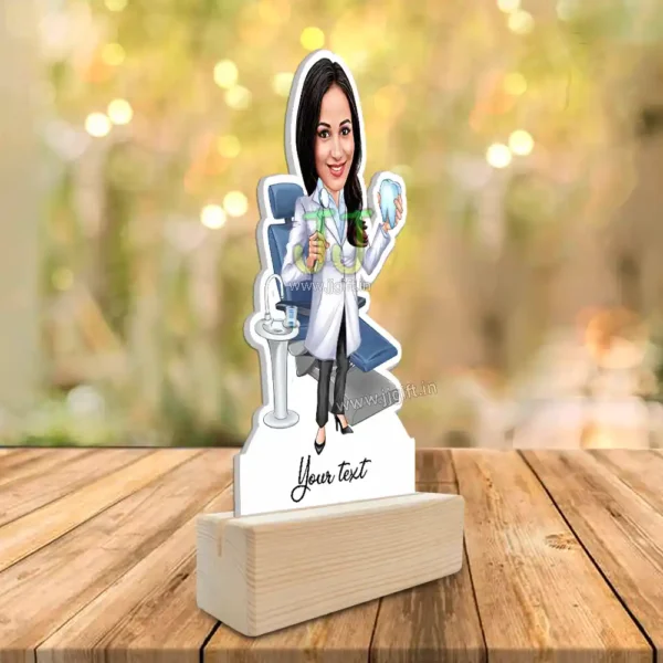 Female dentist caricature - Image 2