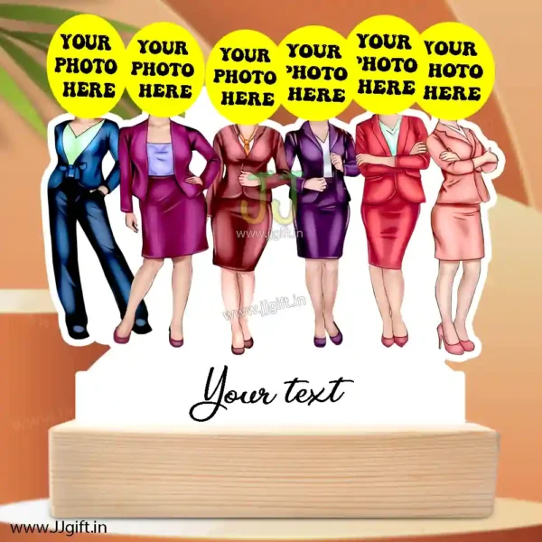 Female friends caricature gift 3 - Image 3