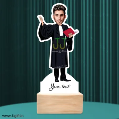 Gift for advocate caricature